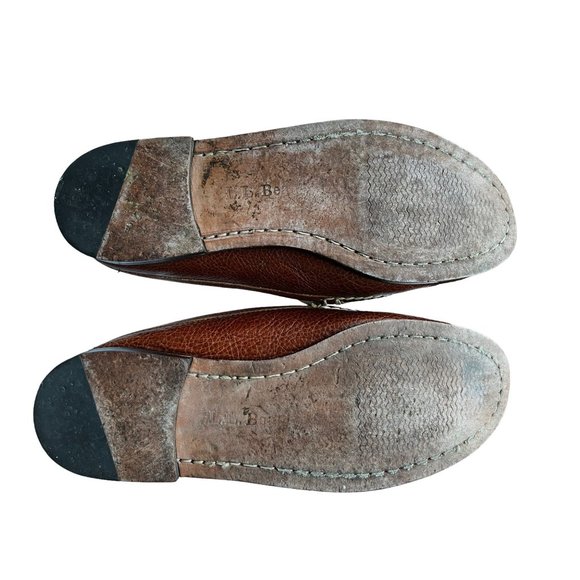 L.L. Bean Brown Leather Loafers - Picture 11 of 11